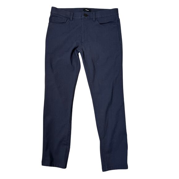 Theory Raffi Neoteric Twill 5-Pocket Slim Ankle Pants Men's Size 30 Dark Navy - Picture 2 of 7